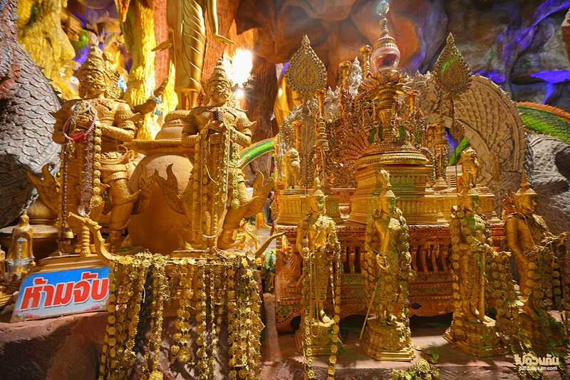 เที่ยวนครนายก, นครนายก, วัดมณีวงศ์ นครนายก, ถ้ำพญานาค วัดมณีวงศ์, วัดมณีวงศ์  รีวิวล่าสุด สร้างเสร็จสมบูรณ์ ชมถ้ำพญานาค พุทธศิลป์อันงดงาม