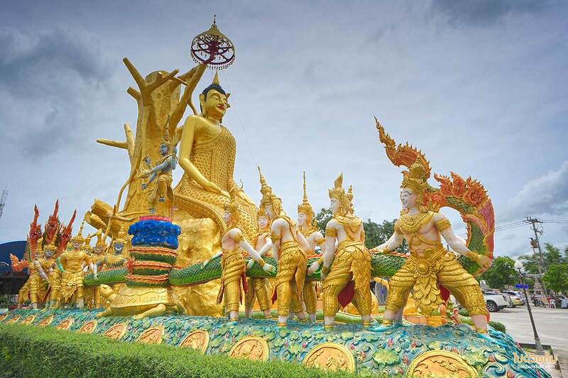เที่ยวนครนายก, นครนายก, วัดมณีวงศ์ นครนายก, ถ้ำพญานาค วัดมณีวงศ์, วัดมณีวงศ์  รีวิวล่าสุด สร้างเสร็จสมบูรณ์ ชมถ้ำพญานาค พุทธศิลป์อันงดงาม