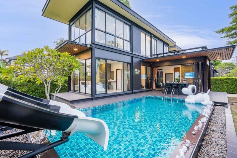 พูลวิลล่า star stay pool villa pattaya  สำหรับกรุ๊ป8-10 ท่าน
