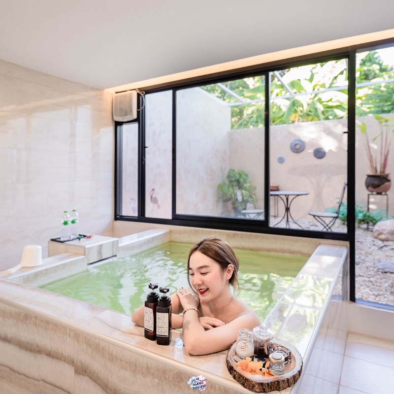 ที่พักลำปางสุดหรู โรงแรม ทรีธารา นอนสบาย มีออนเซนส่วนตัว