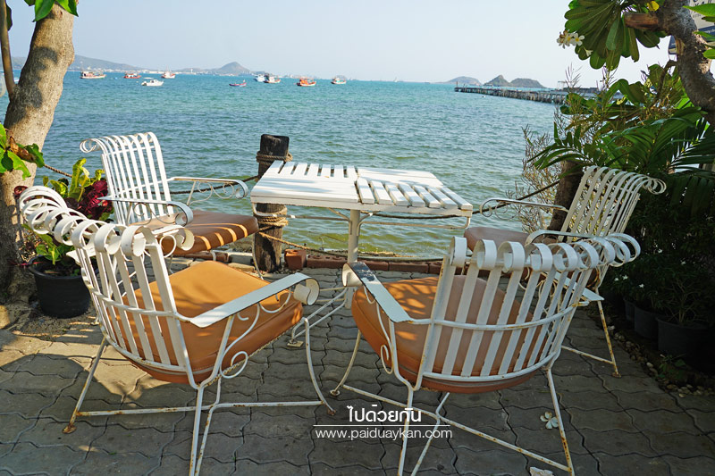 สัตหีบ, ร้านกาแฟสัตหีบ, คาเฟ่สัตหีบ, coffee beach สัตหีบ, coffee beach สัตหีบ นั่งชิลมองทะเล