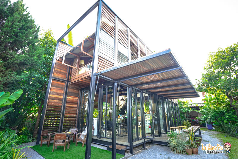 ป่าซาง คาเฟ่ เชียงราย, ร้านกาแฟใกล้สนามบินเชียงราย, ร้านกาแฟเชียงราย, คาเฟ่เชียงราย, ป่าซาง คาเฟ่ดีไซน์สุดล้ำ ผ่านสถาปัตยกรรมพื้นถิ่นแบบร่วมสมัย