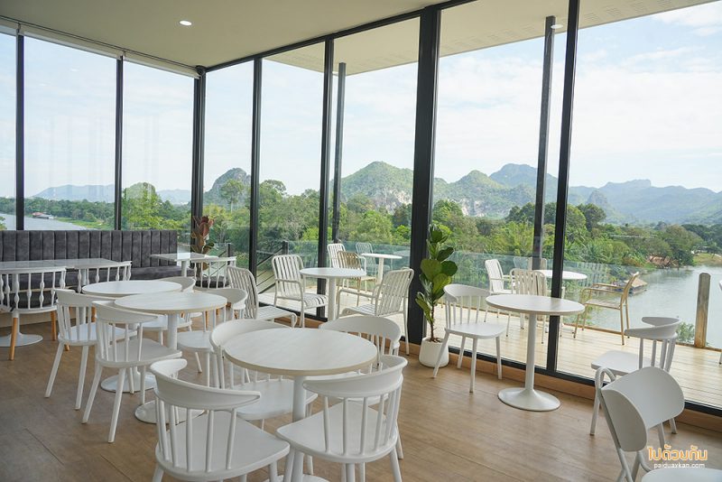 w story café กาญจนบุรี, คาเฟ่กาญจนบุรี, w story  คาเฟ่มินิมอล ชมวิวภูเขาและแม่น้ำแคว