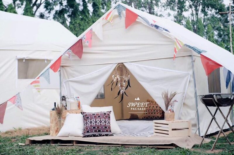 ที่พักแคมป์ปิ้ง 3199″ mountain camp แบบชนเผ่ายิปซี เล่นสวนน้ำ ก่อกองไฟ
