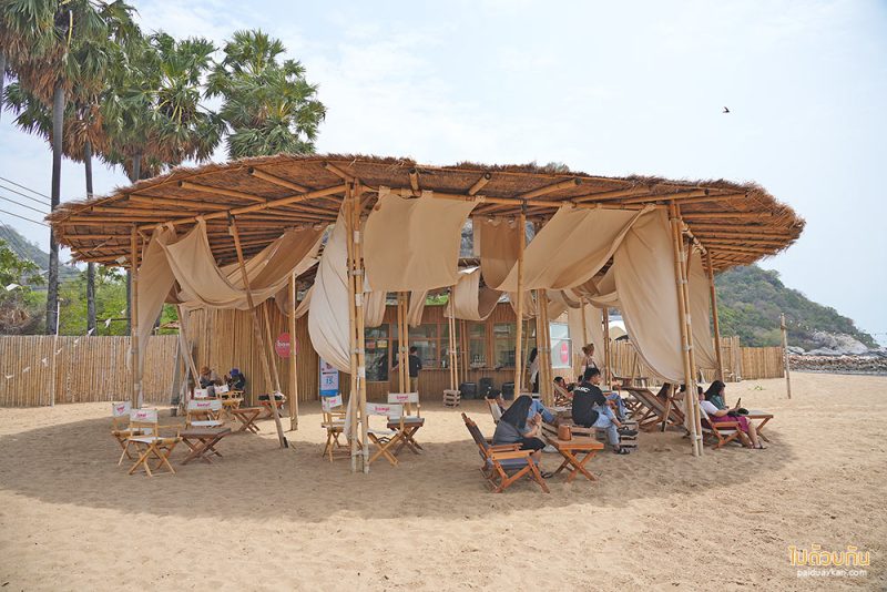 BAMP Beach Camp &amp; Cafe &nbsp;บีชคาเฟ่สไตล์แคมป์ปิ้งสุดเก๋ ริมทะเลปราณ