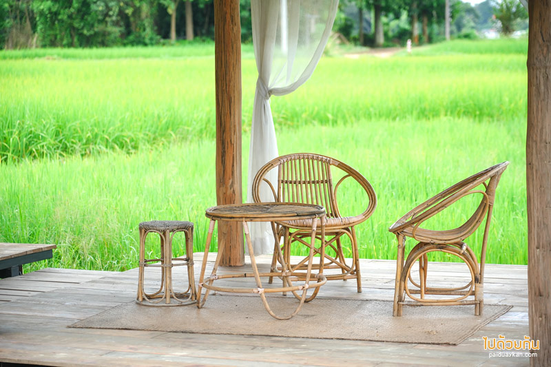 ร้านกาแฟปัว, คาเฟ่ปัว, slow na cafe ปัว, slow na cafe จิบกาแฟรสดี บรรยากาศริมทุ่ง