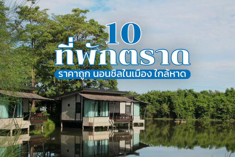 1. เซ็นทารา ชานทะเล รีสอร์ท แอนด์ วิลล่า (Centara Chaan Talay Resort &amp; Villas), 2. บ้านปูรีสอร์ท ตราด (Banpu Resort Trat), 3. โรงแรมเอวาด้า (Avada Hotel), 4. บ้านริมน้ำรีสอร์ท (Baanrimnam Resort), 5. แคนวาส แฟมิลี่ โฮม (canvas family home), 6. ดิ เวรานิโอ้ รีสอร์ท (De VeraNiO Resort), 7. โรงแรมทอสคาน่า ตราด (Hotel Toscana Trad), 8. โลมทะเล รีสอร์ท ตราด (Lomtalay Resort Trat), 9. ลิคาลล่า รีสอร์ท (Li CALLA Resort), 10. ตราดซิตี้ โฮเทล (Trat City Hotel), Top 10+ ที่พักตราด 2567 ราคาถูก ในเมือง ติดทะเล ใกล้ท่าเรือ มีสระว่ายน้ำ