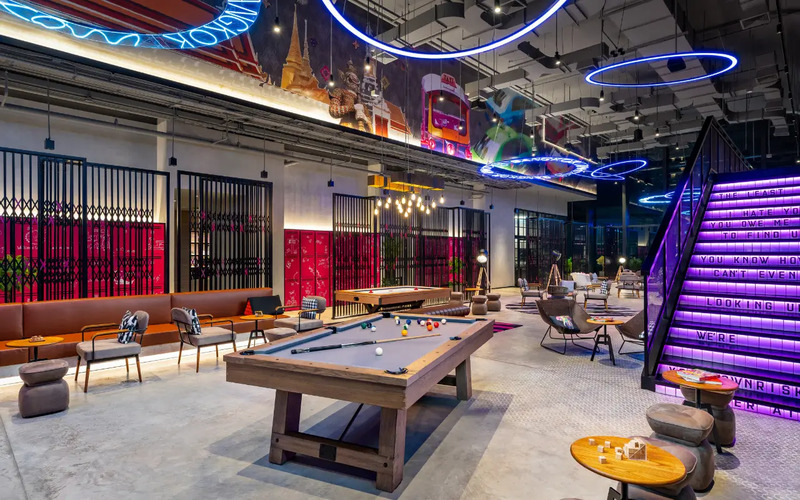 moxy ratchaprasong โรงแรมใหม่ในเครือ marriott ใจกลางราชประสงค์ ถ่ายรูปสวยทุกมุม