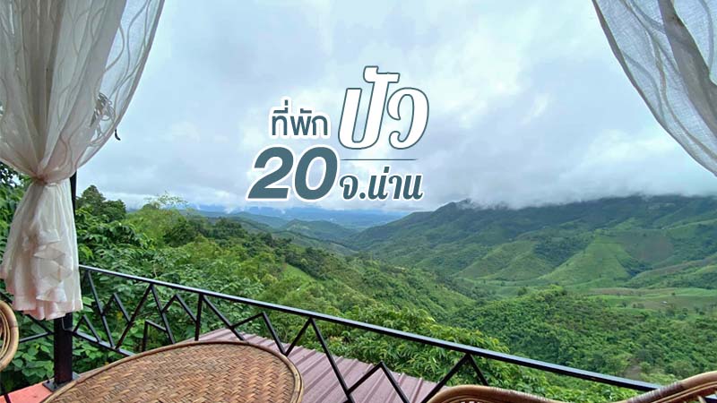 1. นันตราคีรี (NantraKiri), 2. บ้านสุขใจ (Sukjai House), 3. ก๋างโต้ง คอฟฟี่รีสอร์ท (Kang Tong Coffee Resort), 4. ฮอนมุ วิลล่า (HOMU Villa), 5. โรงแรมปัวเดอวิว บูติค รีสอร์ท (PuaDeView Boutique Resort), 6. สวัสดีปัวโฮมสเตย์ (Sawaddee Pua Homestay), 7. ปัว พาโนราม่า รีสอร์ท (Pua Panorama Resort), 8. หินผา โฮมสเตย์ (Hinpha Homestay), 9. ซี วิว โฮม (C View Home), 10. บ้านตาผ่านโฮมสเตย์ (Bantaphan Homestay), 11. อูปแก้ว รีสอร์ท (Oopkaew Resort), 12. 29 ฮีลลิ่ง สเปซ (29Healing space), 13. บ้านชมภู แอท ปัว (Baan chomphu @Pua), 14. โรงเรียนชาวนา (Homestay Farmer School), 15. Cocoa Valley Resort (โกโก้ วัลเล่ย์ รีสอร์ท), 16. ตูบนาโฮมสเตย์ (Toobna Homestay), 17. ต้นแหลงโฮมสเตย์ (Ton Lang Homestay), 18. บ้านไม้ปลายนา (Banmai plaina), 19. ม่อนปัว โฮมสเตย์ (Monpua Homestay), 20. โฮมสเตย์ตานงค์ (Homestay Tanong), Top 20+ ที่พักปัว 2024 จ.น่าน นอนชิลๆ ชมวิวทุ่งนาแบบฟินๆ
