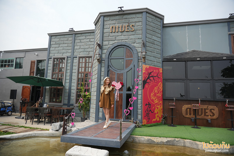 คาเฟ่สมุทรสาคร, คาเฟ่พุทธมณฑล, nives cafe and bar, nives cafe and bar คาเฟ่ฟีลยุโรป เหมือนหลุดไปในโลกนิทาน