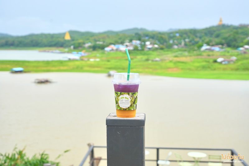 สังขละบุรี, คาเฟ่สังขละบุรี, café green by forgetmenot, café green by forgetmenot สังขละบุรี จิบกาแฟ ชมวิว สะพานมอญ