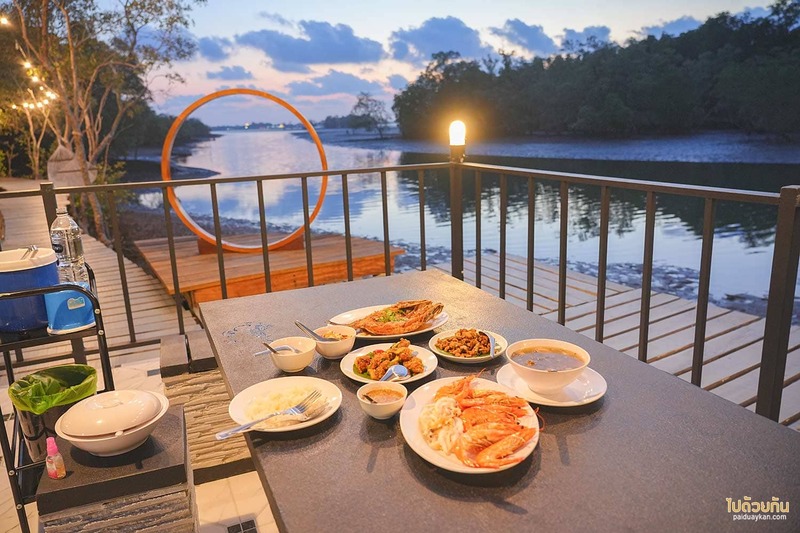 เที่ยวจันทบุรี, ที่พักจันทบุรี, เสม็ดงาม โฮมสเตย์ ที่พักมินินอล วิวป่าโกงกาง จัดเต็มอาหารทะเล
