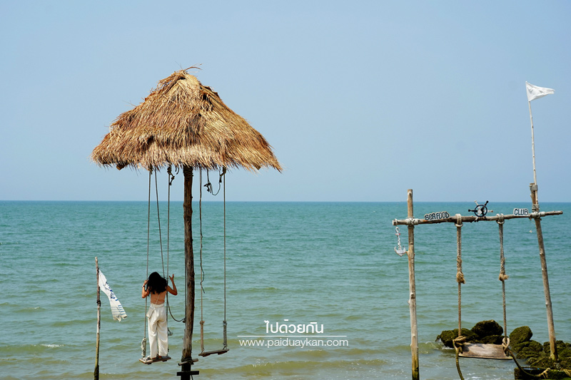 คาเฟ่บางแสน, เที่ยวบางแสน, seafood club bangsean, ร้านอาหารบางแสน, seafood club bangsean  ร้านอาหารทะเลริมชายหาด สไตล์ beach bar