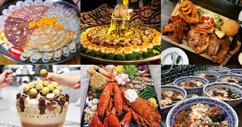 1. ร้านอย่าลืมฉัน, 2. ร้าน HASHME, 3. ร้าน Chris Steaks &amp; Burgers, 4. ร้านโจ๊กจอมพลัง, 5. ร้านหม้อเบ้อเร่อ สาขาลาดพร้าว, 6. ร้าน Hungry Nerd, 7. ร้านบะหมี่จอมพลัง, 8. ร้านศรีเหลืองโภชนา, 9. ร้านแป๊ะ ราดหน้า, 10. ร้าน Gold Curry Bangkok, 11. ร้านเตี๋ยวกุ้งรถไฟ, 12. ร้าน Urban Street, 13. ร้าน Blue Ocean Sushi, ชวนเพื่อนไปอิ่มแปล้ ร้านจานยักษ์ จัดหนักกันได้ยกก๊วน