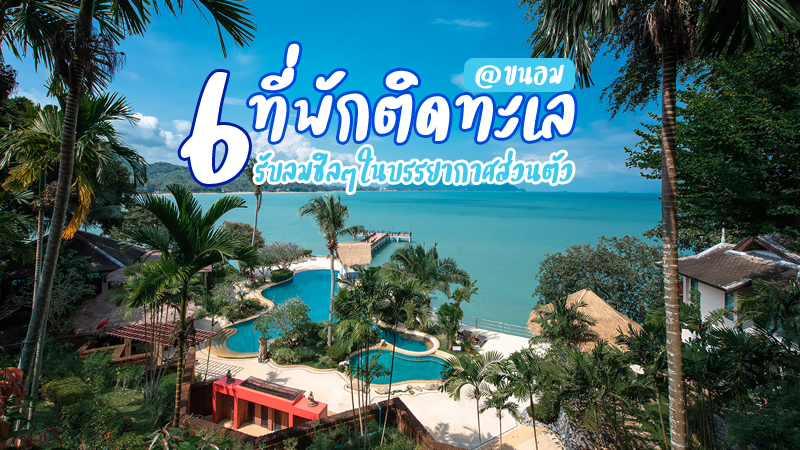 1. อลงกตรีสอร์ท, 2. Le Pes Villas Resort Khanom, 3. บ้านชายเล รีสอร์ท, 4. ตาลคู่ บีช รีสอร์ท ขนอม, 5. Rachakiri Resort and Spa, 6. ชลนภา รีสอร์ท, Top 6+ ที่พักขนอม 2567 ที่พักติดทะเล ที่พักสวย รับลมชิลๆ ในบรรยากาศส่วนตัว