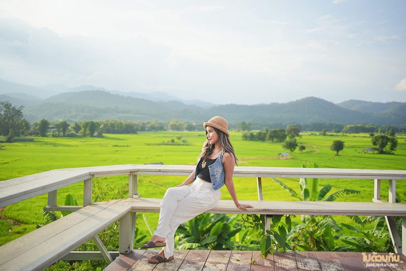 เมืองคอง, ที่พักเมืองคอง, เถียงนา ฟาร์มสเตย์, เถียงนา ฟาร์มสเตย์ เมืองคอง ที่พักหลักร้อย ชมวิวทุ่งนากว้าง