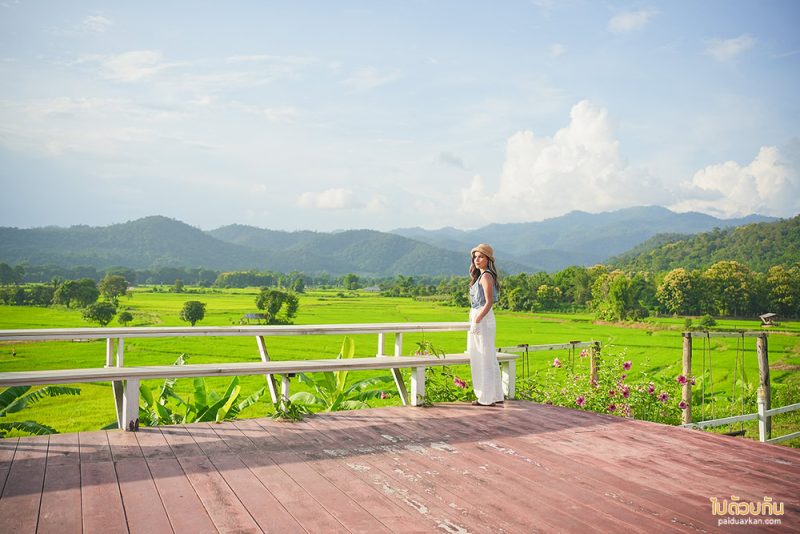 เมืองคอง, ที่พักเมืองคอง, เถียงนา ฟาร์มสเตย์, เถียงนา ฟาร์มสเตย์ เมืองคอง ที่พักหลักร้อย ชมวิวทุ่งนากว้าง