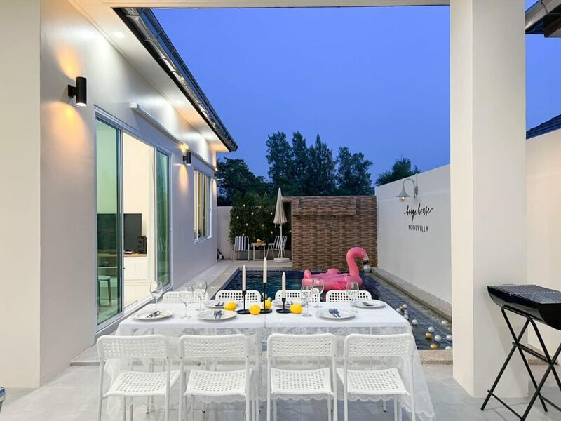พูลวิลล่า Beige House Poolvilla Pattaya ที่พักที่สะดวกสบาย 2024