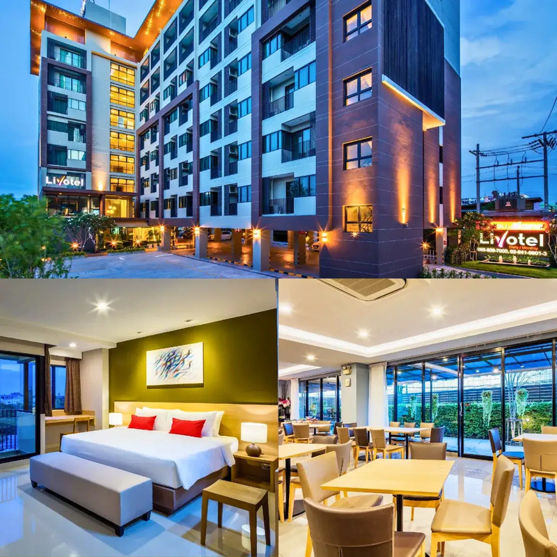 1. โรงแรมลิโวเทล (ประเสริฐมนูกิจ 2 &ndash; พหลโยธิน 34), 2. โรงแรมมารวยการ์เด้น, 3. สกายโดม รีโซเทล, 4. โรงแรมเอสบางกอก นวมินทร์, 5. พี24@เกษตร, 6. พานา วารา รีสอร์ท, 7. The Chamber Resort, Top 7+ โรงแรมย่านเกษตร-นวมินทร์ ราคาถูก เดินทางสะดวกมาก