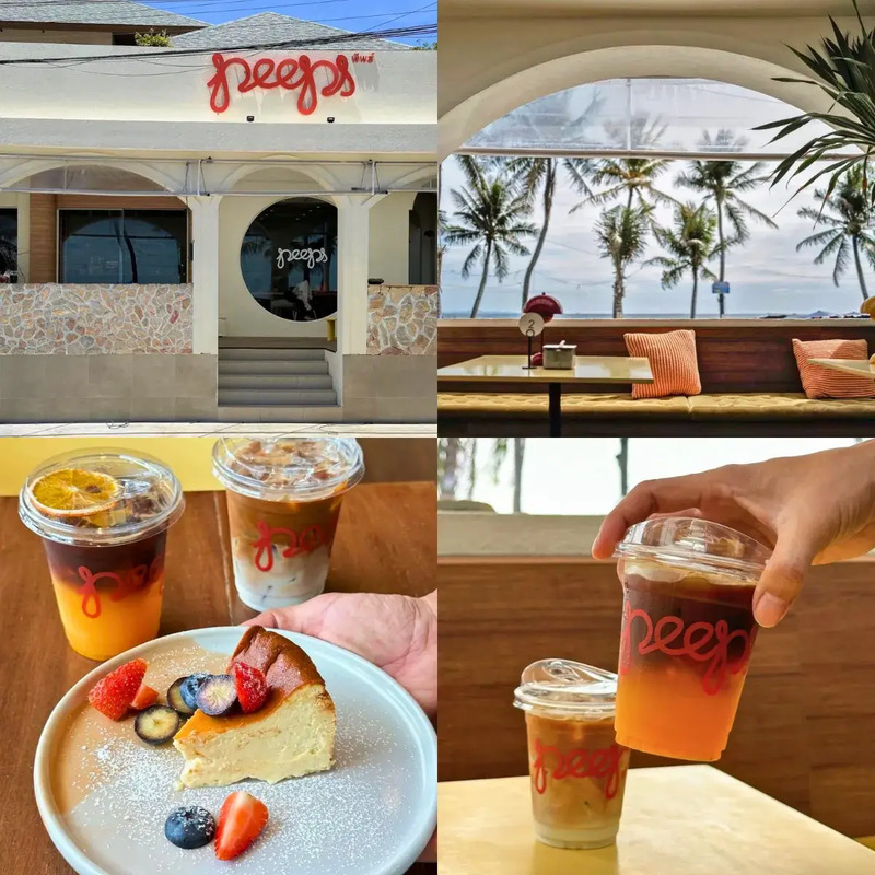 1. Peeps breakfast and bar, 2. ทาคารา คาเฟ่ แอนด์ วงบาร์, 3. ลากูน่า คาเฟ่, 4. Way Coffee House, 5. Piccolo Bangsaen, 6. The Haus 224 Bangsaen, 7. Casa Tropika Bangsaen, 8. Uncloud Coffee, 9. Shade coffee roasters, 10. Red Temp Coffee, Top 10+ คาเฟ่บางแสน สวยๆ เปิดใหม่ ทั้งติดทะเลและไม่ติด อัปเดต 2024