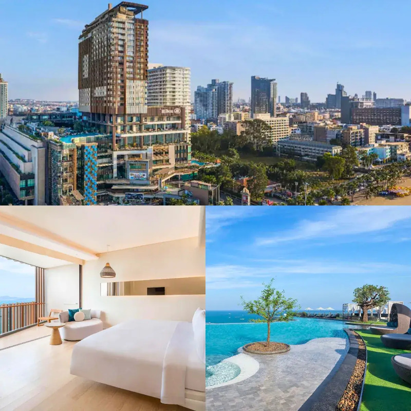 1. โรงแรมฮิลตัน พัทยา, 2. เดอะ เบย์วิว พัทยา, 3. LK The Empress, 4. Flipper Lodge Hotel, 5. Serenotel Pattaya Beach Front, 6. โรงแรมเวฟ, 7. blackwoods Hotel Pattaya, 8. Hermann Hotel Pattaya, 9. Sea Me Spring Tree Hotel, 10. Deep Blue Z10 Pattaya, Top 10+ ที่พักพัทยากลาง วิวสวย ใกล้เซ็นทรัล และทะเล อัปเดต 2024